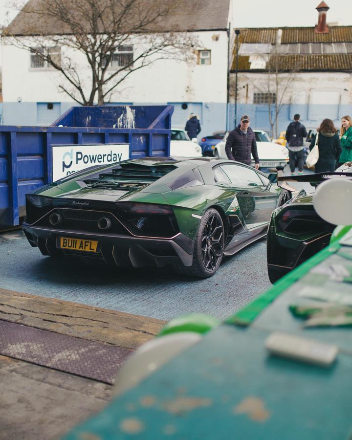 Lamborghini Aventador Ultimae in the yard