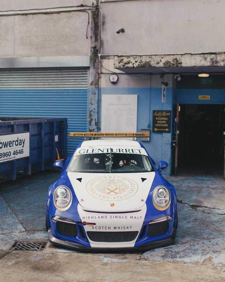 Porsche 911 GT3 Cup in Glenturret whisky livery